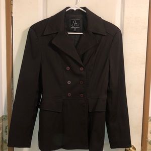 In LIKE NEW condition Nice chocolate brown button up jacket.